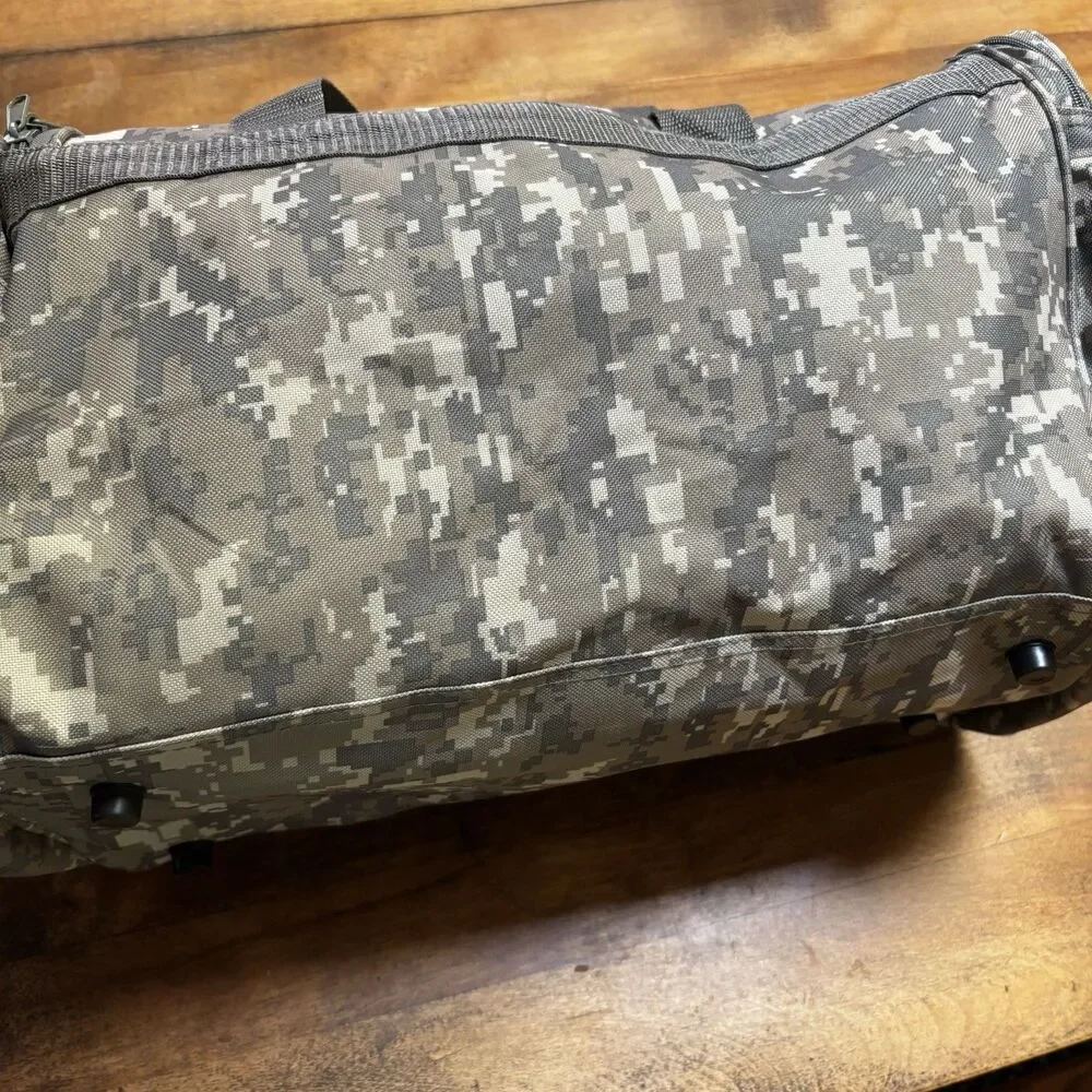 NRA Range Gear Duffle Bag Digital Camo Green Top Handle 18” x 10” x 6